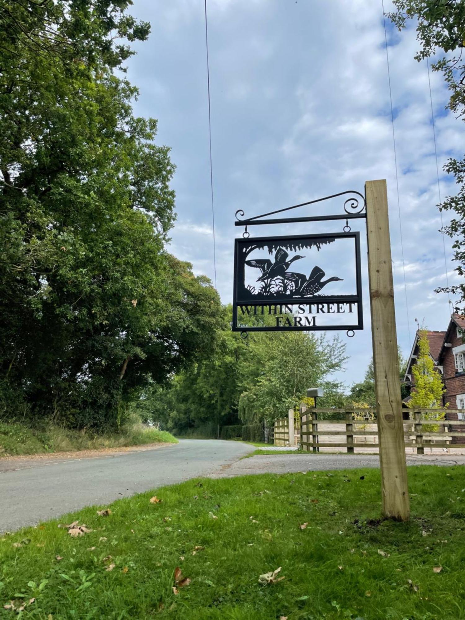 Cheshire Retreat At Within Street Farm Middlewich Exterior foto
